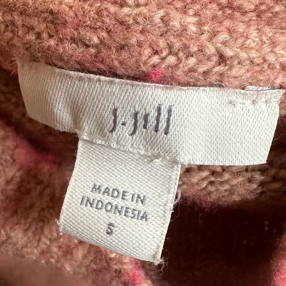 J. Jill | Textured Light Pink Mock Neck Sweater - Picture 7 of 7